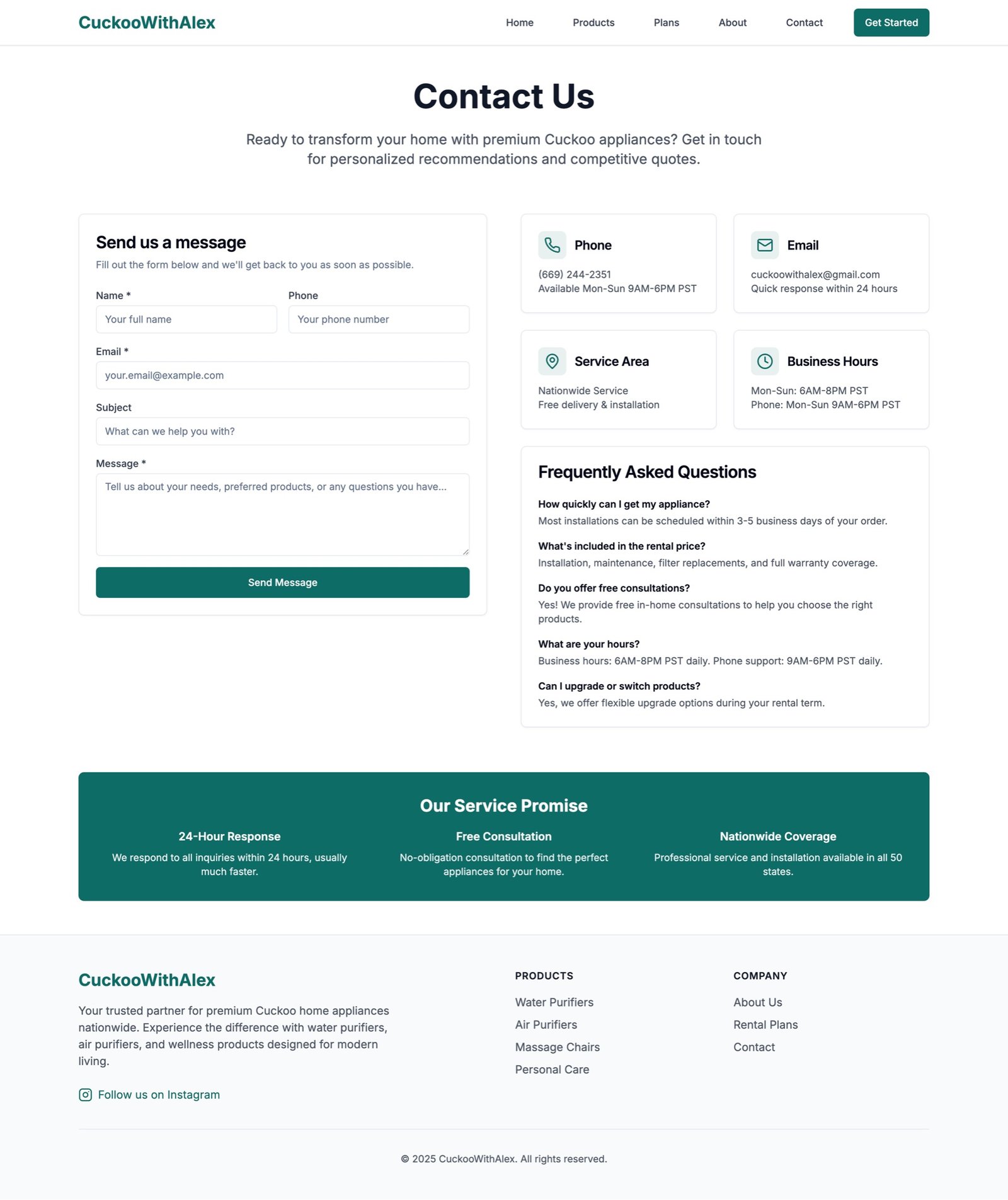 Cuckoo With Alex contact and support module